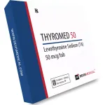 THYROMED 50 (LEVOTHYROXINE SODIUM) THYROID HORMONE IN TABLETS