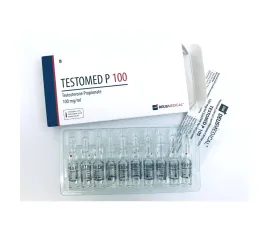TESTOMED P 100 (TESTOSTERONE PROPIONATE) INJECTABLE STEROID IN AMPOULES