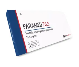 PARAMED 76.5 (TRENBOLONE HEXAHYDROBENZYLCARBONATE) INJECTABLE STEROID IN AMPOULES