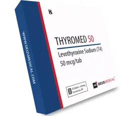 THYROMED 50 (LEVOTHYROXINE SODIUM) THYROID HORMONE IN TABLETS