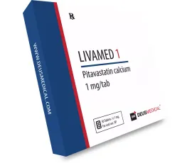 LIVAMED 1 (PITAVASTATIN CALCIUM) ORAL STEROID IN TABLETS