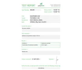 TESTOMED E 250 (TESTOSTERONE ENANTHATE) INJECTABLE STEROID IN AMPOULES