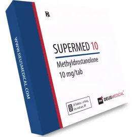 SUPERMED 10 (METILDROSTANOLONA) ESTEROIDE ORAL EN COMPRIMIDOS
