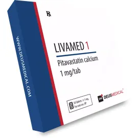 LIVAMED 1 (PITAVASTATIN CALCIUM) ORAL STEROID IN TABLETS
