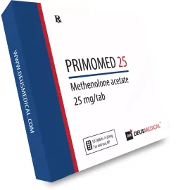 PRIMOMED 25 (ACETATO DE METENOLONA) ESTEROIDE ORAL EN COMPRIMIDOS