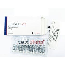 STERYDY INIEKCYJNE TESTOMED C 250 (CYPIONIAN TESTOSTERONU) W AMPUŁKACH